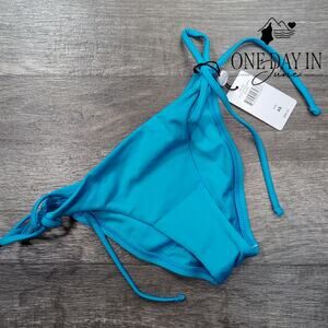 A.Che Ruched Back Tie Side Bikini Bottom Size XS